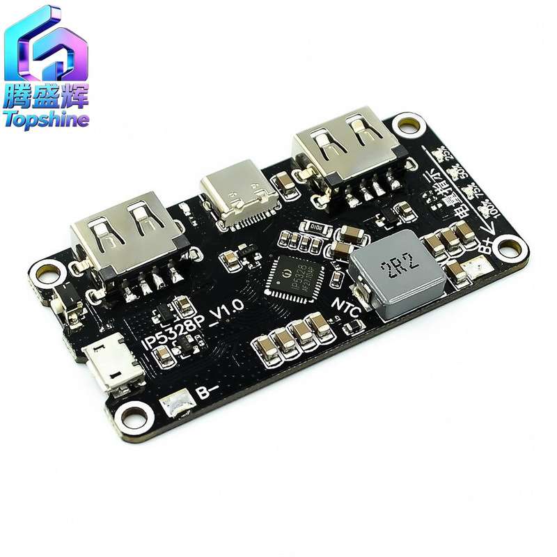 Ip5328P Power Bank Bidirectional Fast Charging Module Mobile Power Supply Motherboard 3.7V to 5V9V12V Boost Converter