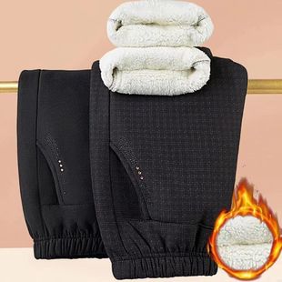 Middle-aged and Elderly Cotton Pants Grandma Winter Thickened Warm Old Lady's plus size Loose Pants Mother's Pants