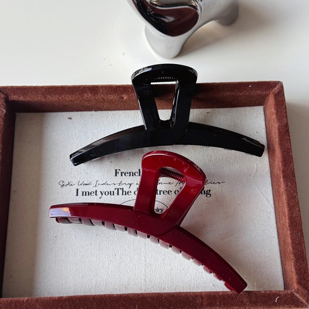 Grande fermaglio per capelli donna semplice ed elegante_voghion.com