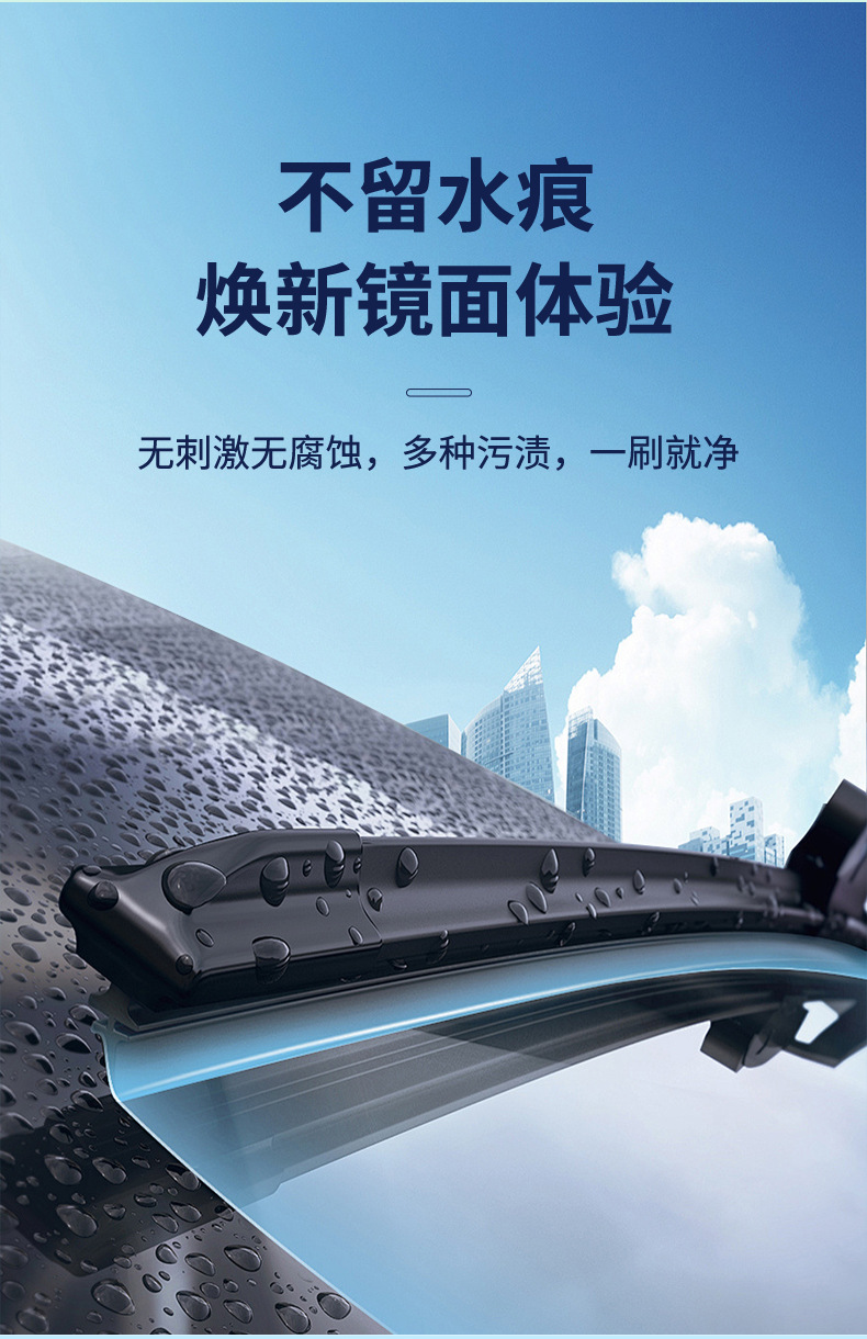 Car glass water winter antifreeze minus -40-15-25 wiper water car strong oil film removal four seasons universal