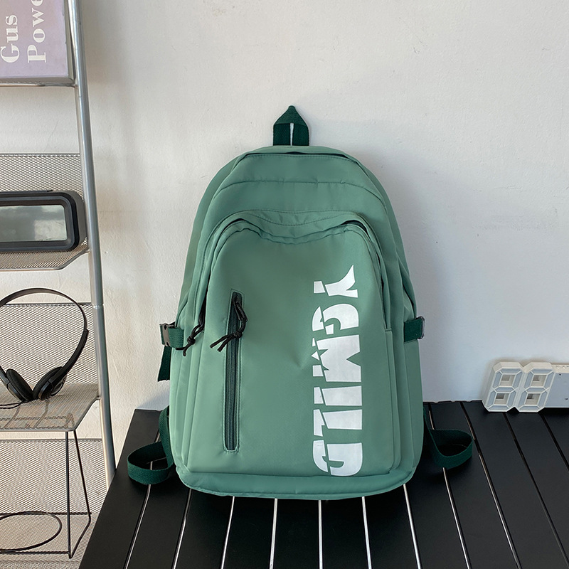 Estilo japonés Retro Ropa de trabajo mochila mujer nicho diseño sentido americano campus estudiante mochila masculina de gran capacidad mochila moda