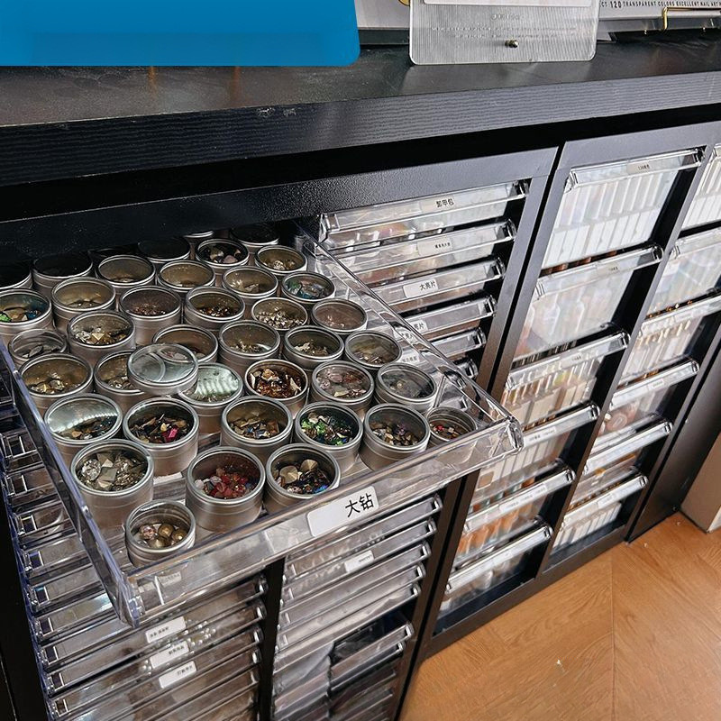 Gabinete de archivos de manicuras almacenamiento de goma de manchas de manicuras cajón de almacenamiento para hornear abrasivos gabinete de datos de facturas financieras