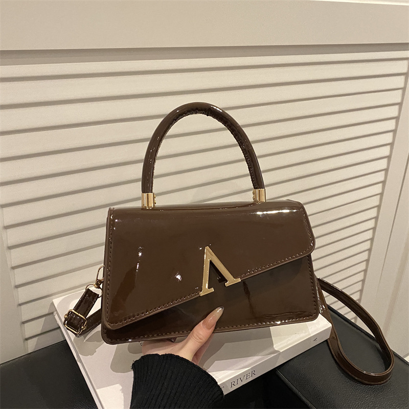 Stylish Small Textured Square Shoulder And Crossbody Tote Bag_voghion.com