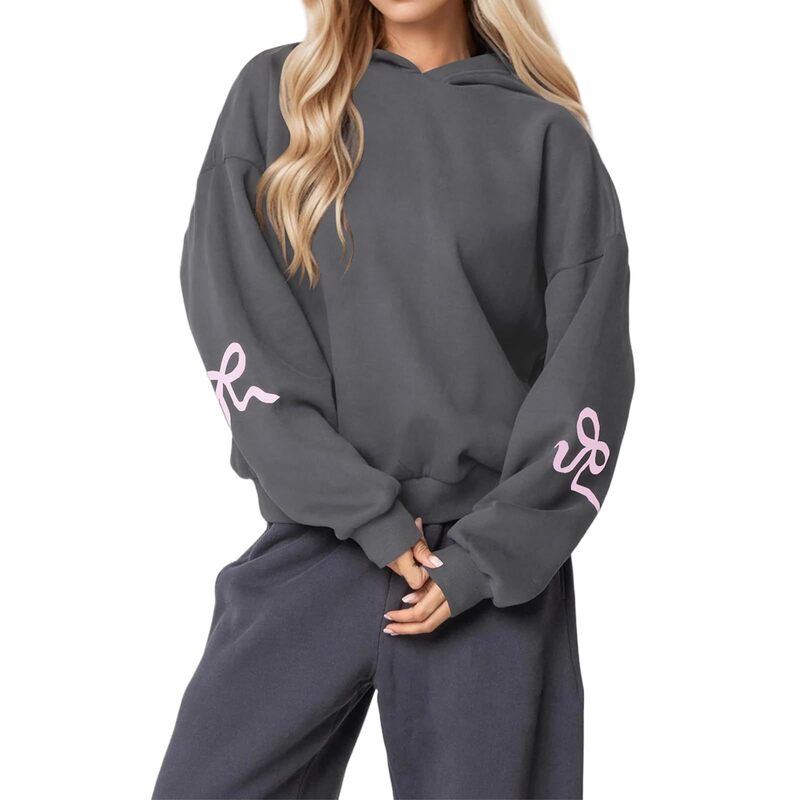 Christmas Sweatshirts for Women Cute Merry Xmas  Plus S黑色|undefined