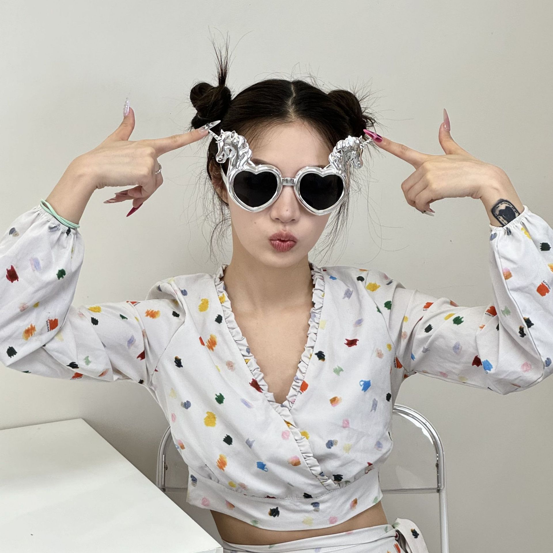 Gafas de Fiesta con Tema de Animales de Plástico ABS para Fiesta Temática y Bailes