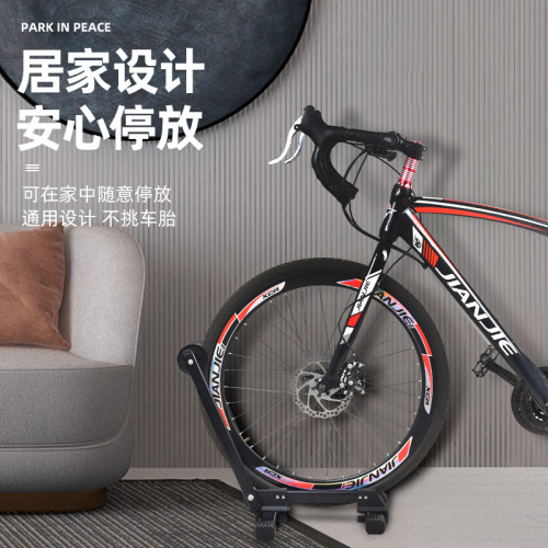 Mountain bike portable single and double pole folding bicycle parking rack dead fly repair support rack road bike display rack