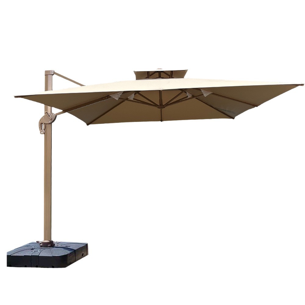 Sombrilla romana para exteriores, impermeable, protección solar, para patio, balcón, cafetería, hogar, ocio, venta al por mayor. image 6
