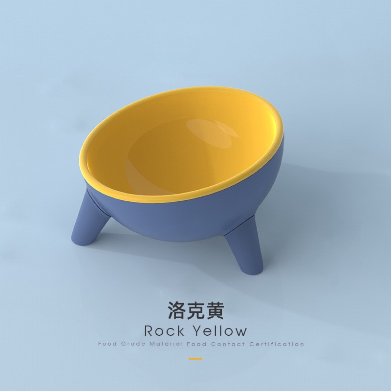 Tazón de comida para gatos de boca inclinada anti-derrumbe Tazón de comida para gatos de pies altos Tazón de agua para gatos Tazón de comida para gatos Protección de columna cervical Tazón de arroz para perros