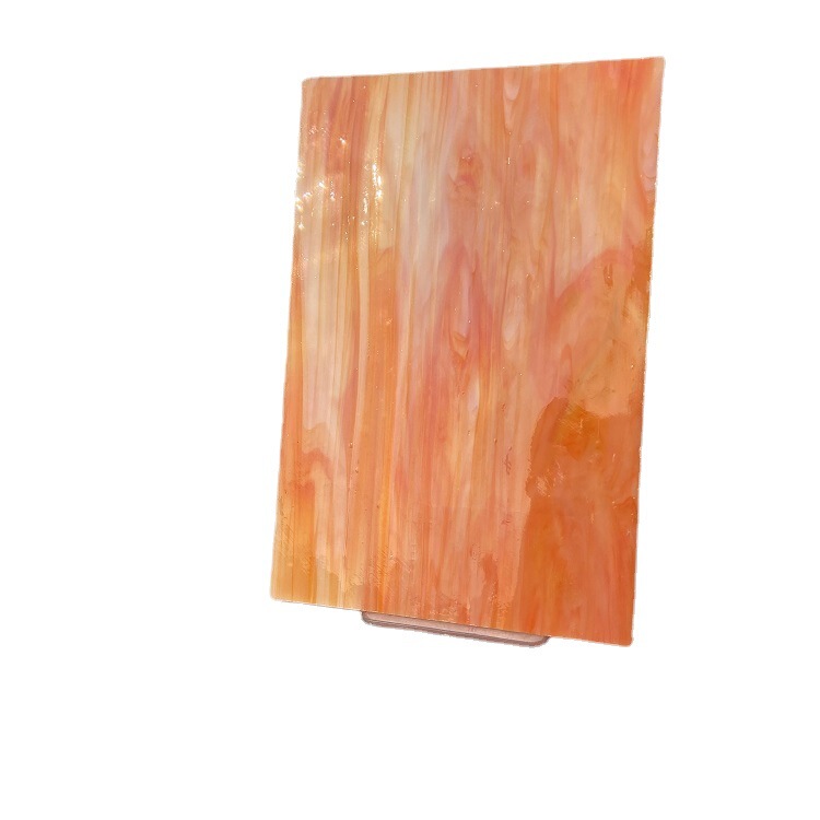 Orange flat colored glass decorative doors and windows, lamps and lanterns special inlaid opaque glass [621]]