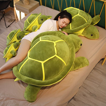羽绒棉软体乌龟抱枕沙发靠枕大眼龟海龟公仔儿童玩具一件代发