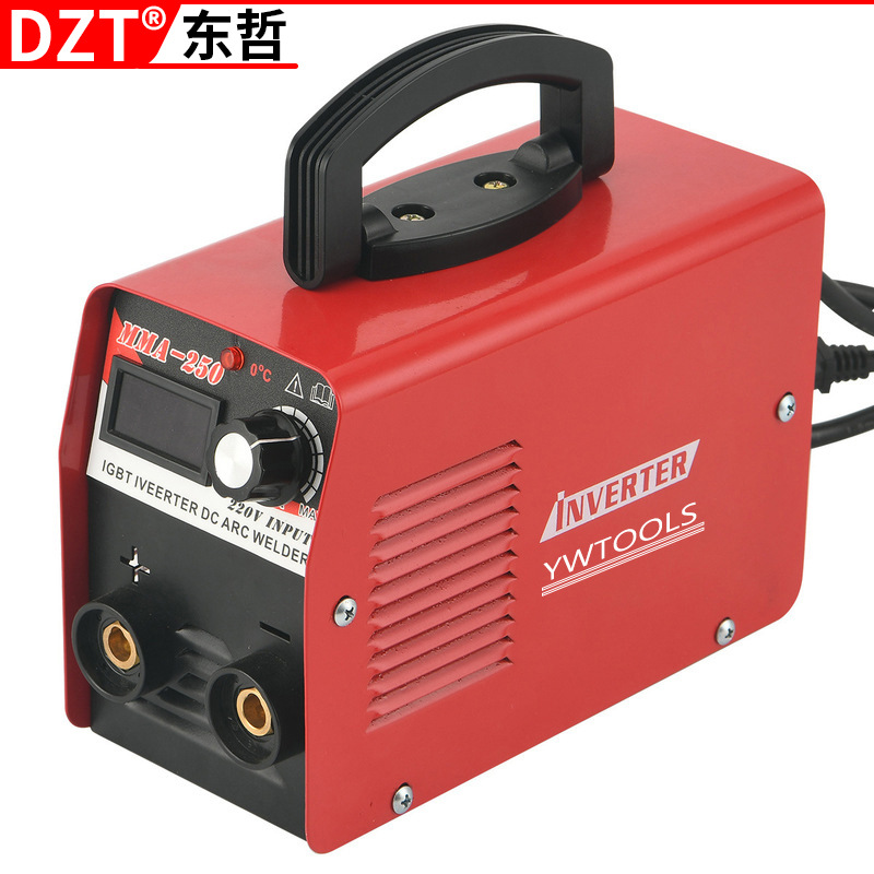 Máquina de soldadura eléctrica de mano hogar pequeño MMA portátil 220V inversor DC máquina de soldadura de doble voltaje mini máquina de soldadura