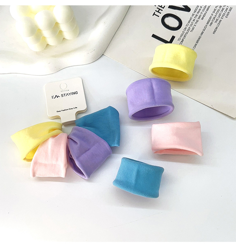 밝은 색상의 헤어 마스크 4팩