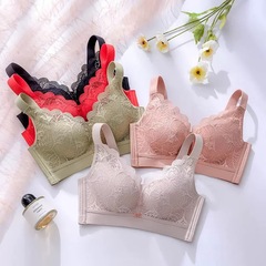 胸が大きい女性向けの夏用薄手下着、胸を押し上げて小さく見せるシームレスブラ、副乳を押し上げるブラ、垂れ防止、ノンワイヤーブラ