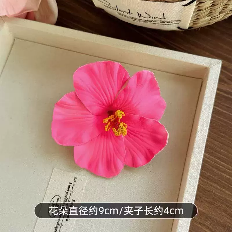 Hairgrip floral clips, princess French-style phalaenopsis & plumeria, multi-size duckbill & pins