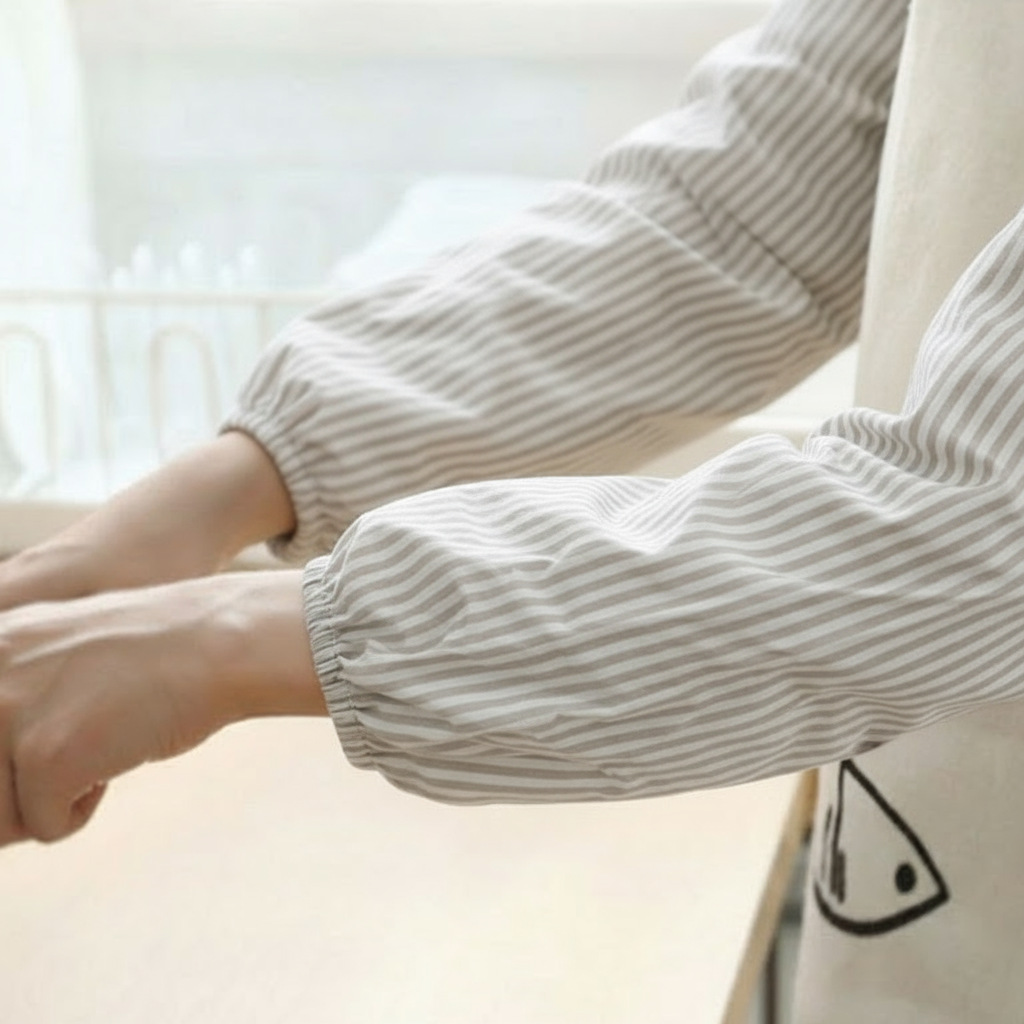 카키 스트라이프/순면