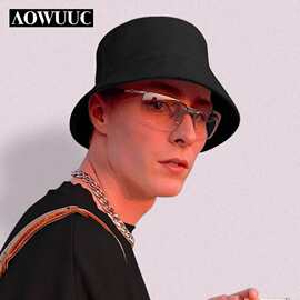 帽子男潮牌渔夫帽韩版嘻哈休闲时尚百搭秋冬季防晒防紫外线遮阳帽