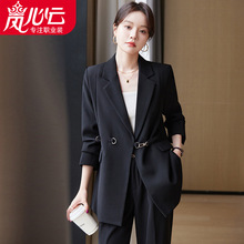 白色西装外套女春季2025新款高级感休闲宽松御姐气质女神范套装女