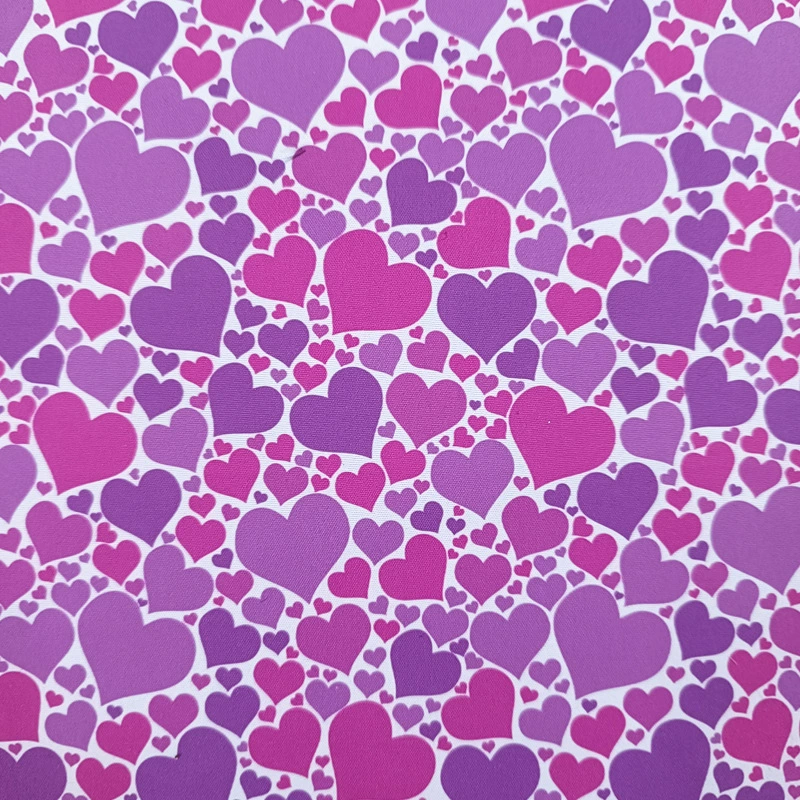 Amazon Valentine's Day Handmade cloth head cloth group DIY patchwork love plaid letter digital printing fabric