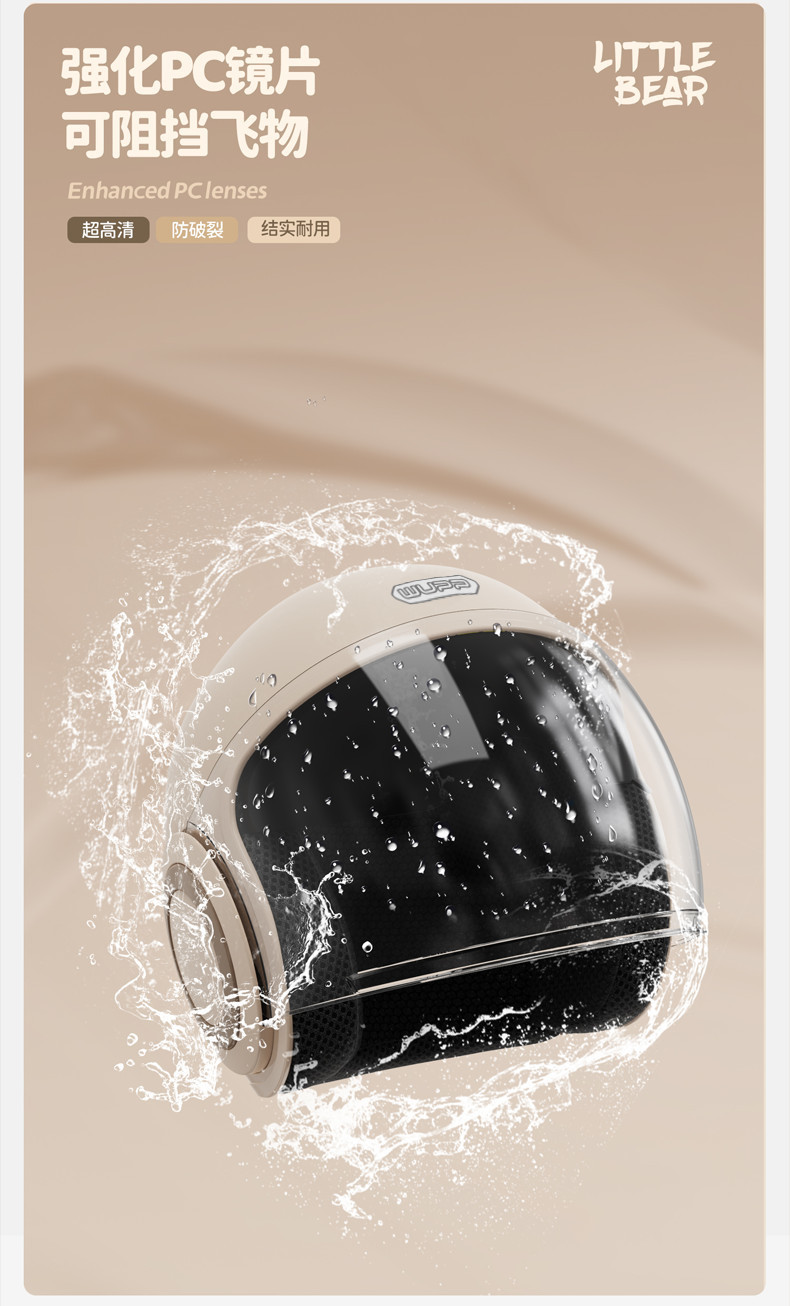 L5Uwupp high-end 3c certification electric car helmet women's winter warm men's motorcycle half helmet safety helmet