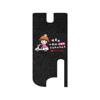 Electric vehicle foot mat Vehicle Foot Mat Waterproof Foot - emma-bubble-cycling-girl