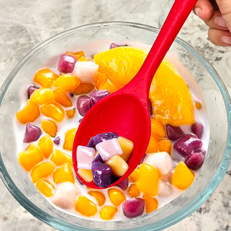 Large spatula to stir and mix silicone soup spoon soup shell soft…