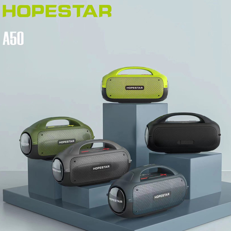 HOPESTAR A50 屋外ポータブルハイパワー Bluetooth スピーカー 3 スピーカー サブウーファー カラオケ パーティー スピーカー|undefined