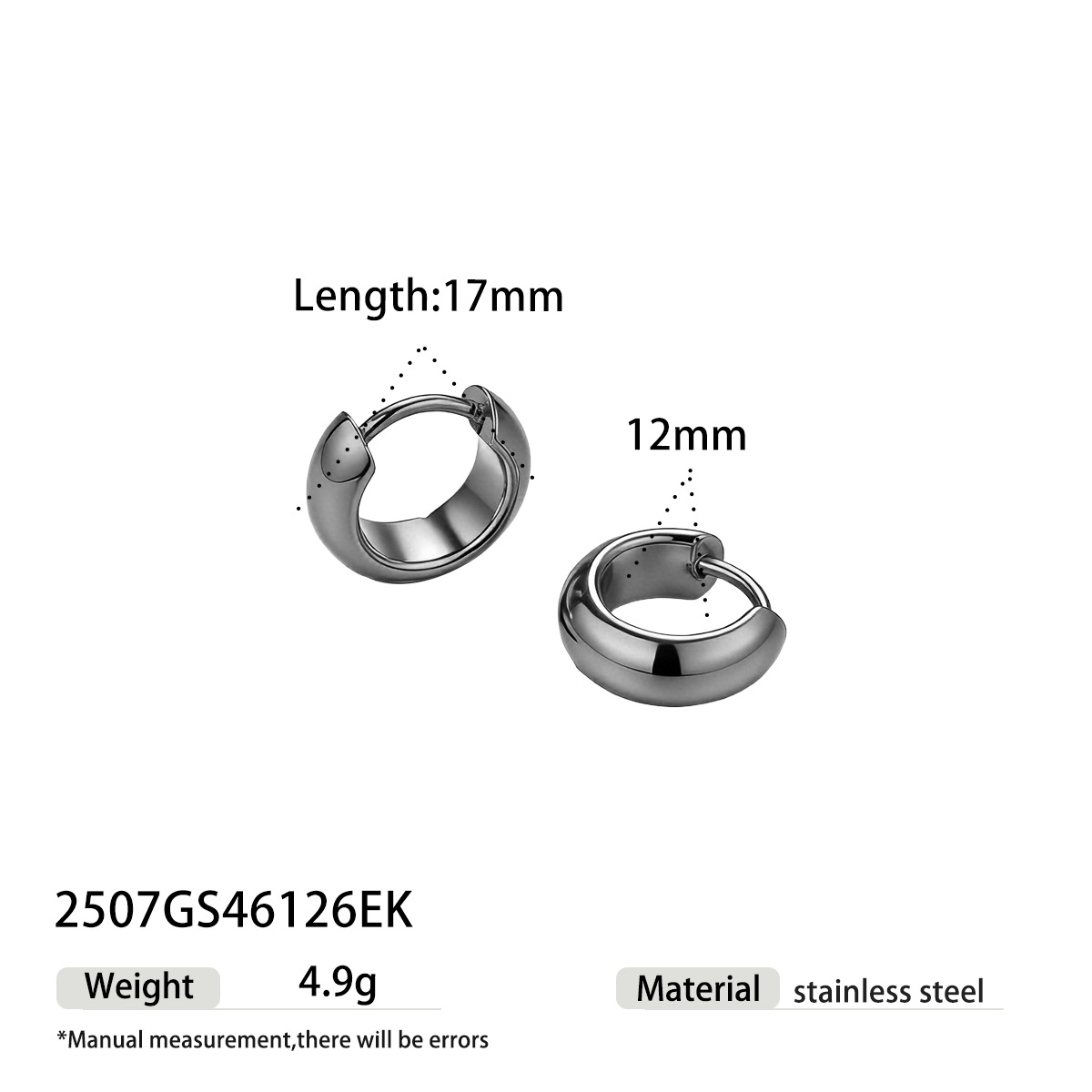 Taina europa y americana pendientes de acero inoxidable lujoso ligero de alto nivel brillante chapado en oro y plata pendientes de color contraste transfronterizos pendientes calientes image 7