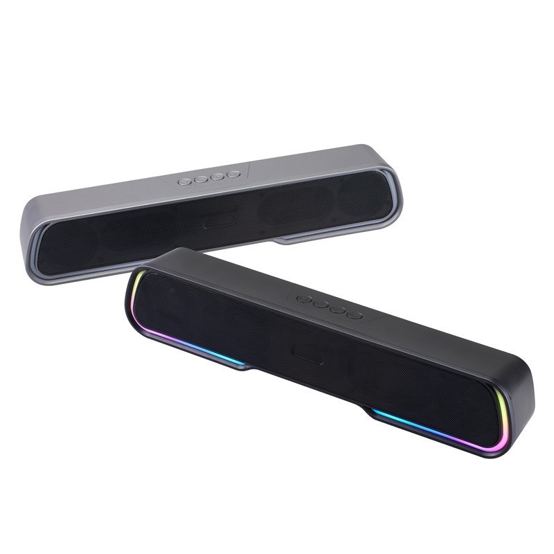 クロスボーダー熱売RGB走馬灯発光ミニ声覇音響デスクトップ長条bluetoothスピーカースポット卸売り|undefined
