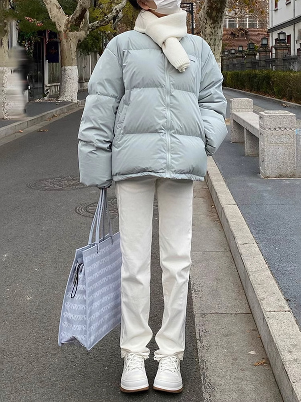 白色窄版牛仔裤女春季新款大码胖mm高腰弹力显瘦直筒推推烟管裤子|undefined