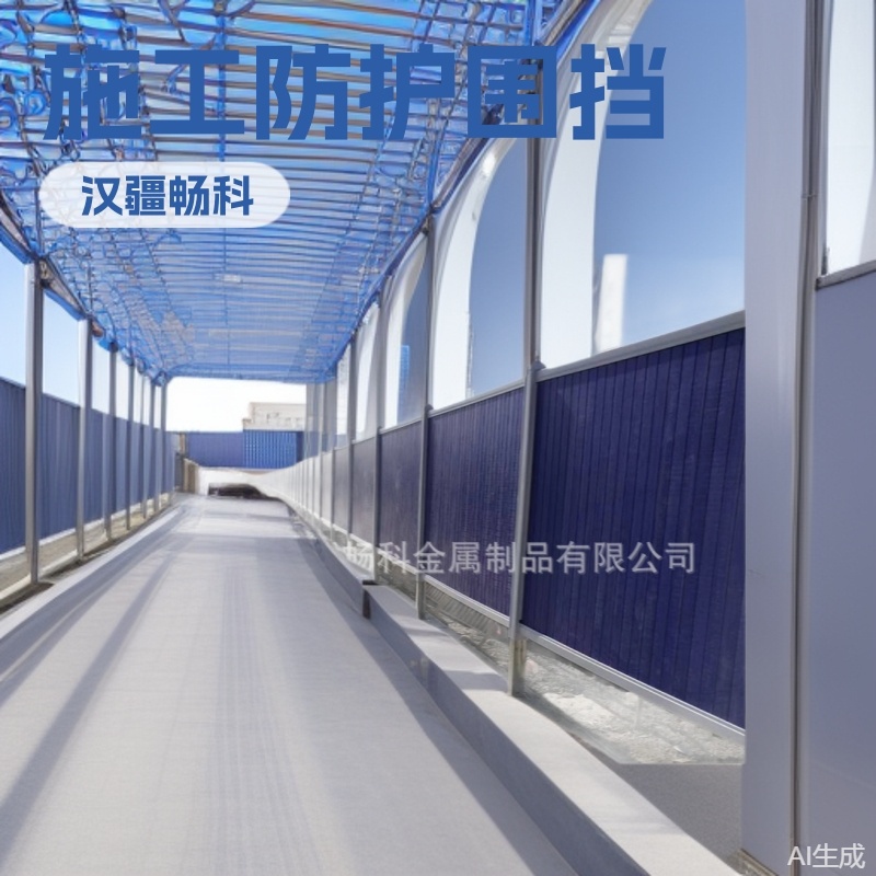 彩钢围挡工地施工挡板 围挡 施工蓝色挡板建筑围挡厂家 现货供应