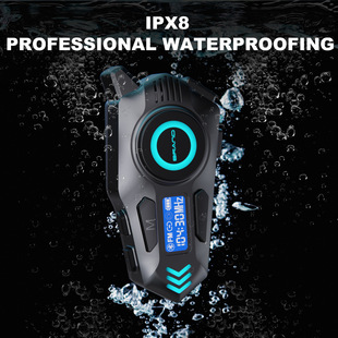 Cross-Border Helmet Bluetooth Headset K09 Real-Time Intercom 40mm Speaker Binaural Stereo Long Battery Life Low Latency