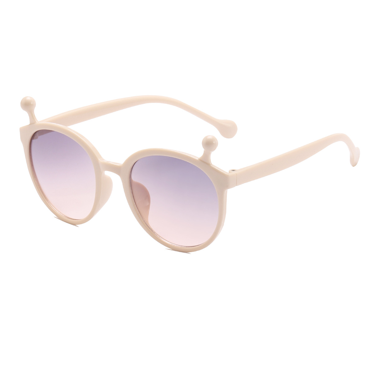 2022 nuevo marco redondo gafas de sol retro moda Caracol gafas de sol de los niños moda personalizada gafas de sol 61044