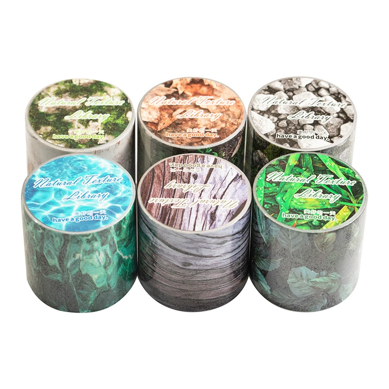 Good Day Natural Texture Library Series Texture Background Collage Material Tape 6 Types