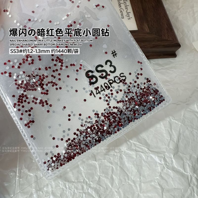 AB ルースダイヤモンド SS4 キングファンステッカーダイヤモンドフラットボトムネイルアートダイヤモンドフラッシュブラックラウンドダイヤモンドオーロラシンフォニーガラスラインストーン|undefined