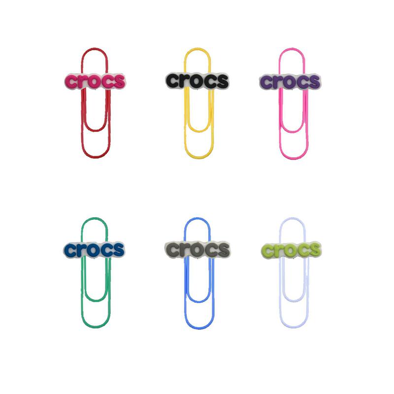 Amazon Crocs Letter Shoe Flower 8 Pclip Dunhuang Stationery Office Supplies Creative Cute Cartoon Bookmark