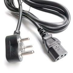 ISI certified Indian regulation IS694 Indian standard 3-core 0.75 1.0 square Indian three-pin suffix power cord
