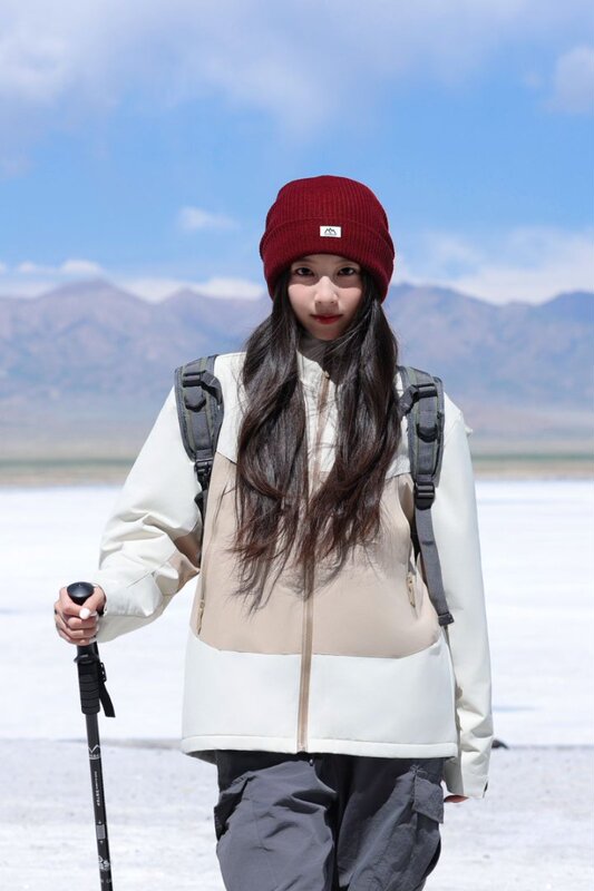 美式秋冬季双层针织帽女2025新款百搭冷帽户外防寒骑行保暖毛线帽|undefined