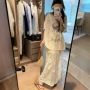 宽松透视网面短袖上衣