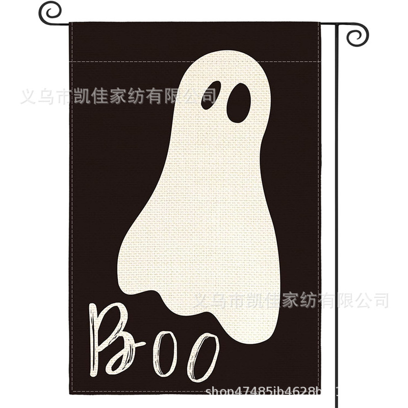 越境熱販売新型秋花園旗ハロウィーン黒猫幽霊装飾庭装メーカー直販|undefined