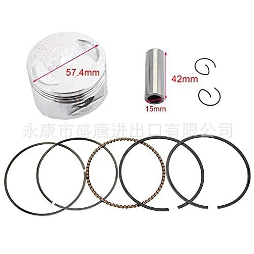 57.4mm GY 6 150CC cylinder head kit fit kart scooter motorcycle