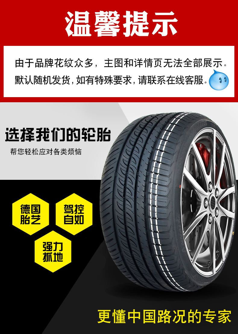 Car tires 175 185 195 205 215 225/50/55/60/65/70R14R15R16R wholesale