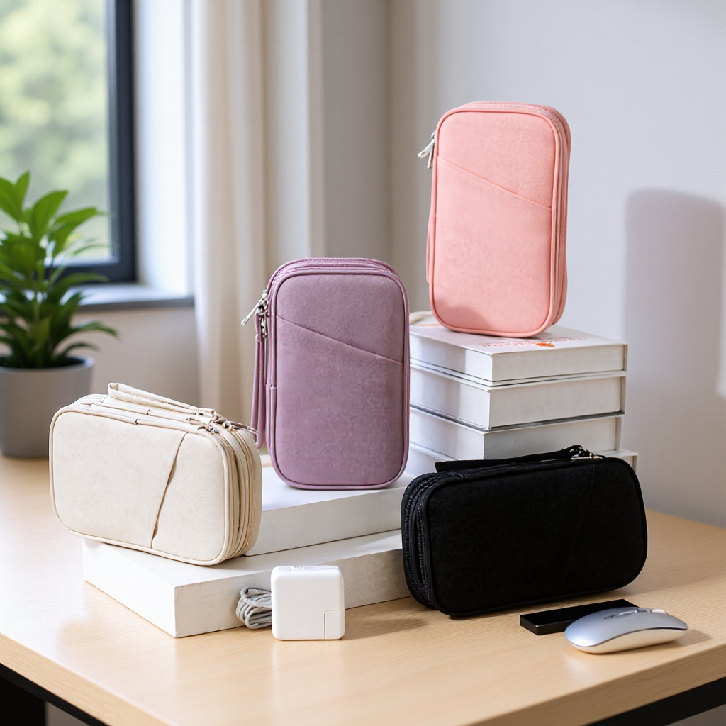 数据线收纳包多功能防水收纳袋耳机电源证件包U盘充电线大容量