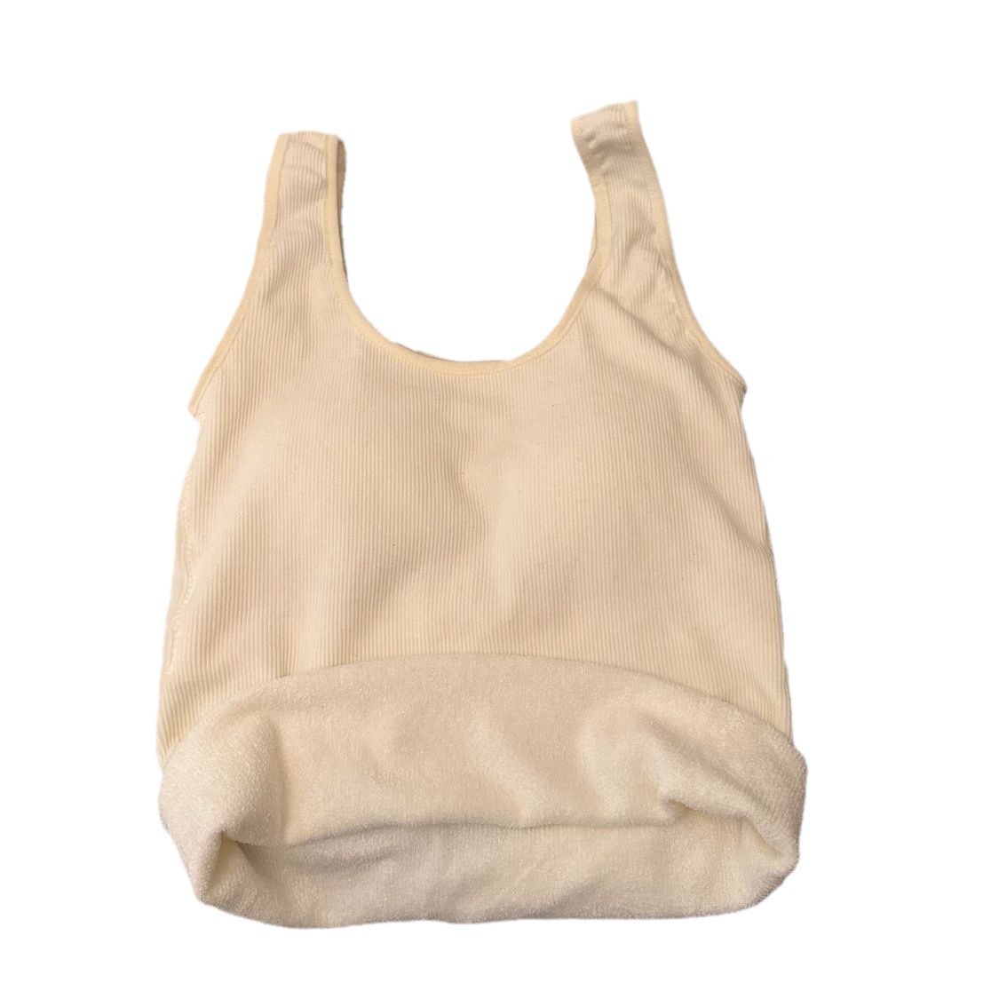 Añadir terciopelo en otoño e invierno engrosar anillos de pelo para mantener el calor tirantes chalecos mujeres con almohadillas para el pecho para protegerse del frío ropa interior delgada para calentar la parte inferior de la blusa