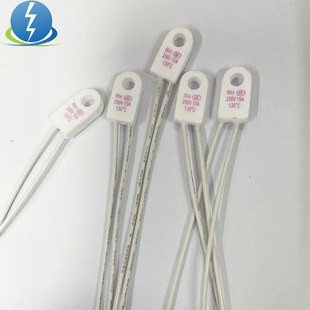 Thermostat Temperature Control Switch Rh130 Degree Ceramic 15A White Temperature Switch Factory Direct Supply