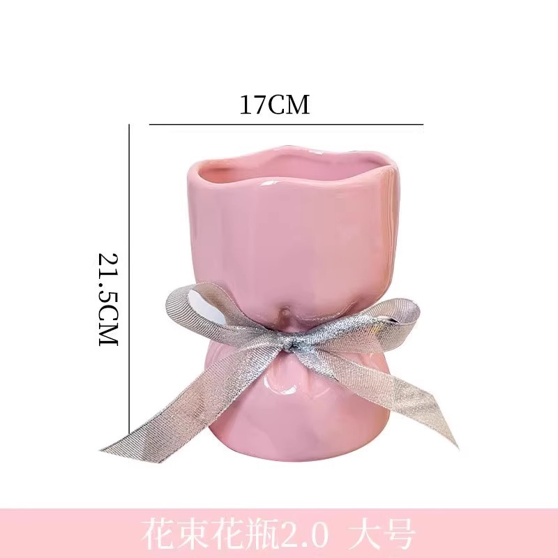 情緒安定花瓶陶磁器花瓶客間に花の生け花を飾る贅沢な高級感のある新しい家のレトロな装飾品