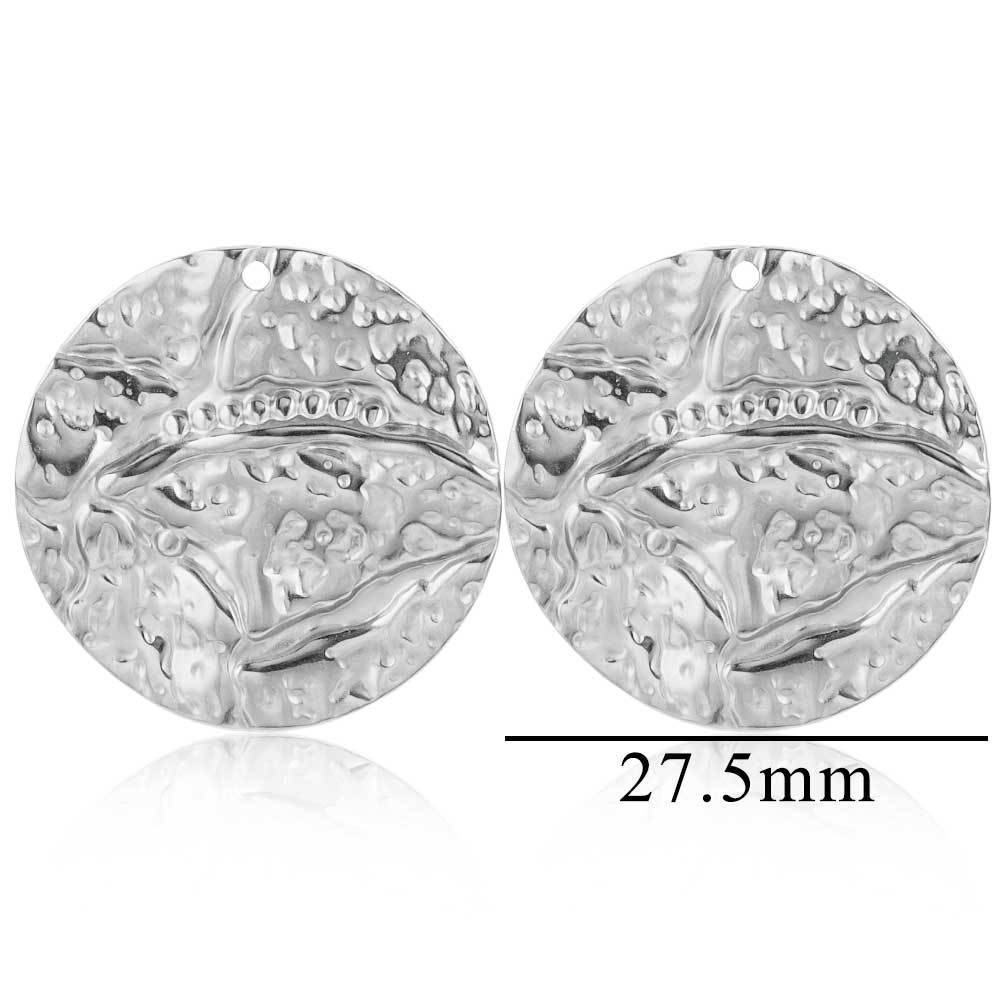 Joyas de acero inoxidable transfronterizas geometría simple anillo grande exageración auriculares accesorios accesorios DIY accesorios accesorios al por mayor