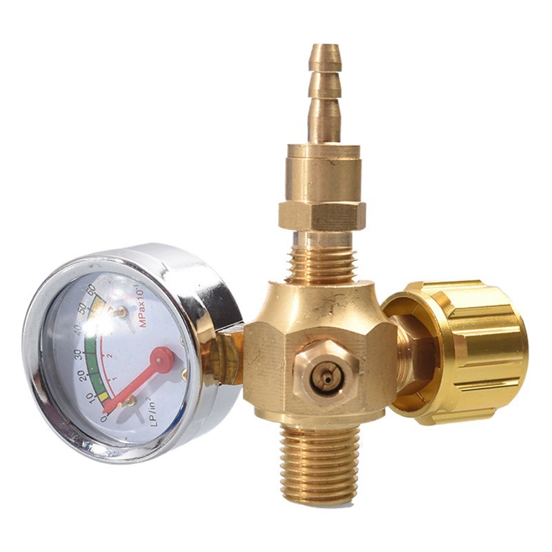 2-литровый газовый клапан горелки декомпрессионный анти-отжига Портативный бутановый газовый клапан легкий