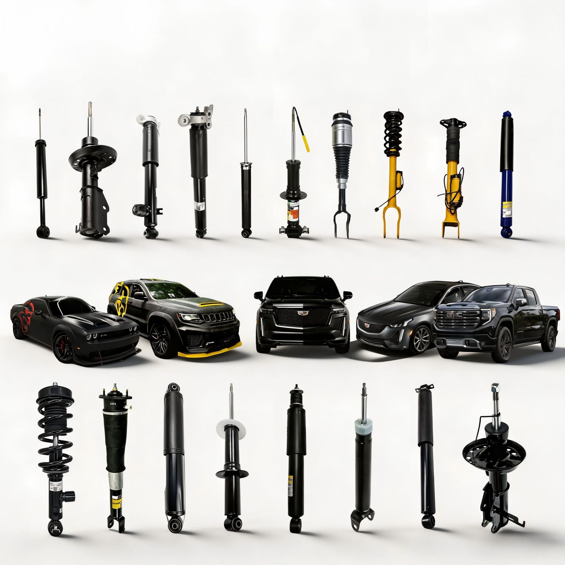Mercedes-Benz 167 Standard Rear Assembly Shock Absorber Mercedes-Benz Gle Model Accessories Suspension Adjustable 1673205903
