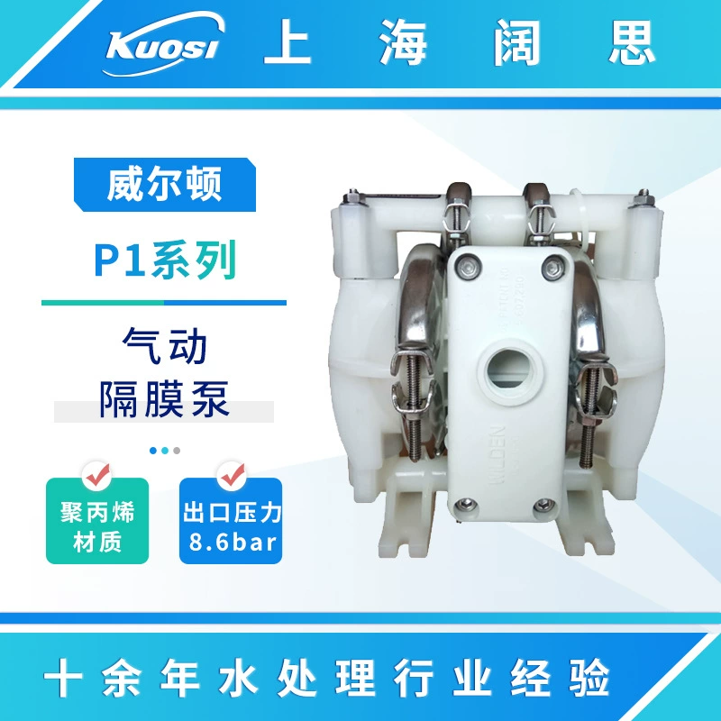 Пневматический мембранный насос Wilden Wilton серии P1 инженерный пластиковый кислотно-щелочной насос для транспортировки жидкости пластиковый насос для канализации
