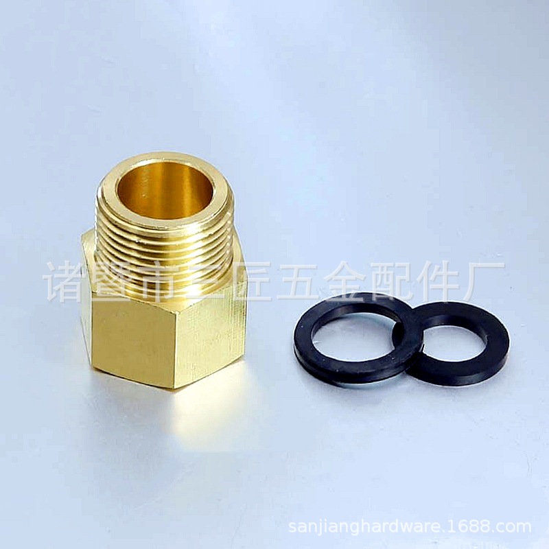 M22转4分转接头 G1/2喷雾管转换接头 高压清洗机管内外丝改装接头